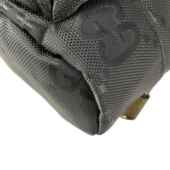 GUCCI Gucci Off the Grid Sling Backpack Dark Gray Beige Nylon - - Picture 11 of 16